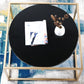 Metal Frame Base Coffee Table Round Wood Cocktail Table in Gold Clearhalo 'Coffee & Accent Tables' 'Coffee Tables' 'coffee_tables' 'furn' 'furn_coffee_tables' 'Furniture' 'Living Room Furniture' 6269385