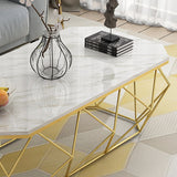 Tavolino rotondo oro/nero in metallo base 1 tavolo da cocktail singolo