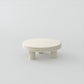 Contemporary Simple 3 Legs Coffee Table Round Wood Cocktail Table Set 29.5"L x 29.5"W x 11.8"H White Clearhalo 'Coffee & Accent Tables' 'Coffee Tables' 'coffee_tables' 'furn' 'furn_coffee_tables' 'Furniture' 'Living Room Furniture' 6269429
