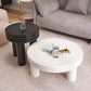 Contemporary Simple 3 Legs Coffee Table Round Wood Cocktail Table Set Clearhalo 'Coffee & Accent Tables' 'Coffee Tables' 'coffee_tables' 'furn' 'furn_coffee_tables' 'Furniture' 'Living Room Furniture' 6269445