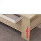 Contemporary 4 Legs Wood with Storage Shelf Rectangular Single Coffee Table