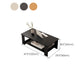 Contemporary 4 Legs Wood with Storage Shelf Rectangular Single Coffee Table