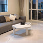 Nordic Cocktail Table 3 Legs Solid Wood Free Form Single Coffee Table Clearhalo 'Coffee & Accent Tables' 'Coffee Tables' 'coffee_tables' 'furn' 'furn_coffee_tables' 'Furniture' 'Living Room Furniture' 6269499