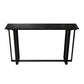 Sintered Stone Bar Table Black and Metal Base Bar Table for Kitchen Living Room Black Without Chairs Clearhalo 'Bar Furniture' 'Bar Tables' 'bar_tables' 'furn' 'furn_bar_tables' 'Furniture' 'Kitchen & Dining Furniture' 6269801