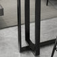 Sintered Stone Bar Table Black and Metal Base Bar Table for Kitchen Living Room Clearhalo 'Bar Furniture' 'Bar Tables' 'bar_tables' 'furn' 'furn_bar_tables' 'Furniture' 'Kitchen & Dining Furniture' 6269803