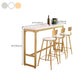 Rectangle Pub Table Glam Solid Wood Bar Table for Indoor and Breakroom Clearhalo 'Bar Furniture' 'Bar Tables' 'bar_tables' 'furn' 'furn_bar_tables' 'Furniture' 'Kitchen & Dining Furniture' 6269818