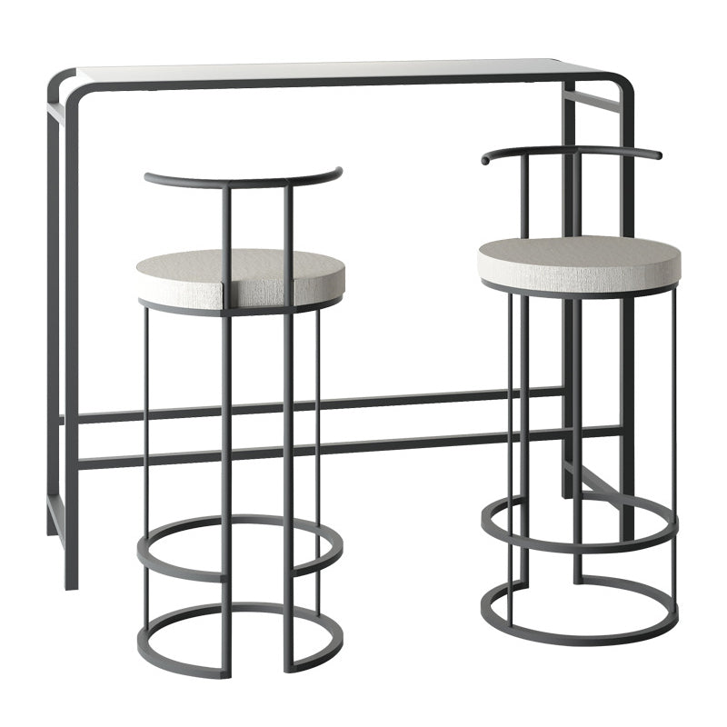 Industrial Bar Table Bar Height Rectangle Pub Table for Indoor and Breakroom
