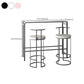 Industrial Bar Table Bar Height Rectangle Pub Table for Indoor and Breakroom