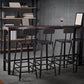 Industrial Bar Table Solid Wood Rectangle Pub Table for Outdoor Breakroom Clearhalo 'Bar Furniture' 'Bar Tables' 'bar_tables' 'furn' 'furn_bar_tables' 'Furniture' 'Kitchen & Dining Furniture' 6269898