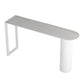 Glam Pub Height Dining Table Stone Top Pub Table for Patio Use White White Clearhalo 'Bar Furniture' 'Bar Tables' 'bar_tables' 'furn' 'furn_bar_tables' 'Furniture' 'Kitchen & Dining Furniture' 6269962