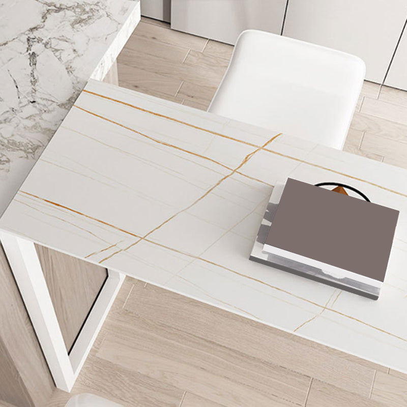 Glam Pub Height Dining Table Stone Top Pub Table for Patio Use Clearhalo 'Bar Furniture' 'Bar Tables' 'bar_tables' 'furn' 'furn_bar_tables' 'Furniture' 'Kitchen & Dining Furniture' 6269963