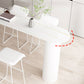 Glam Pub Height Dining Table Stone Top Pub Table for Patio Use Clearhalo 'Bar Furniture' 'Bar Tables' 'bar_tables' 'furn' 'furn_bar_tables' 'Furniture' 'Kitchen & Dining Furniture' 6269964