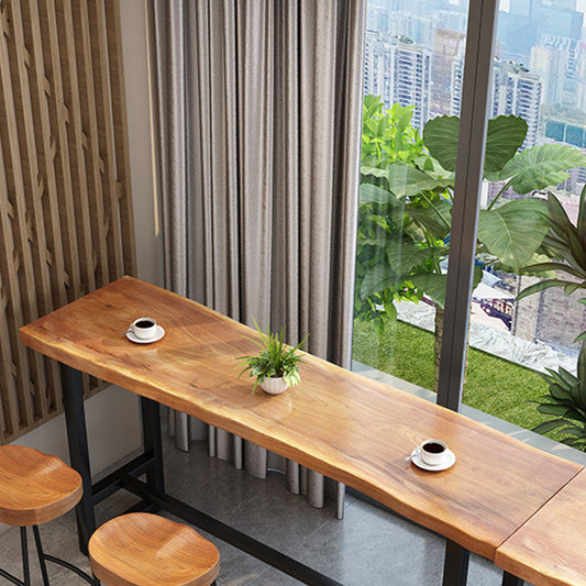 Moderne metalen basisbalk Tafel Rechthoekstafel Tafel met zwarte basis