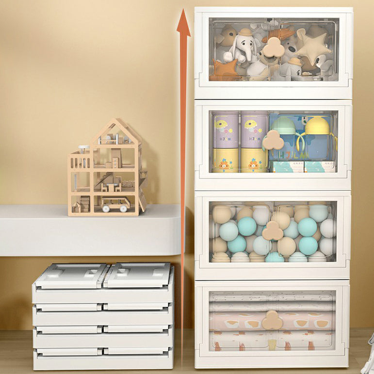 Armoire de rangement à charnière contemporaine Armoire en plastique