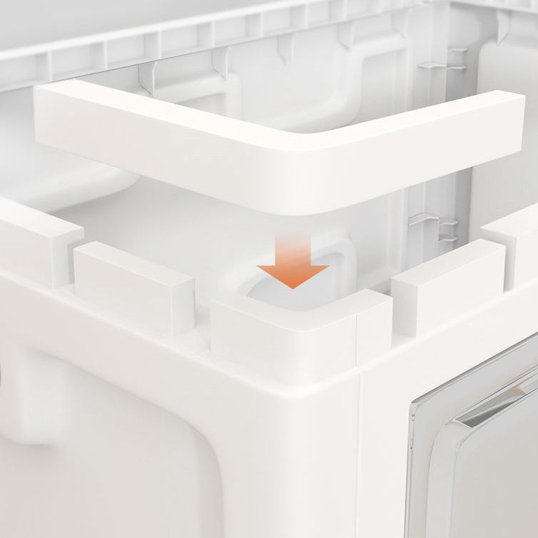 Armoire de rangement à charnière contemporaine Armoire en plastique