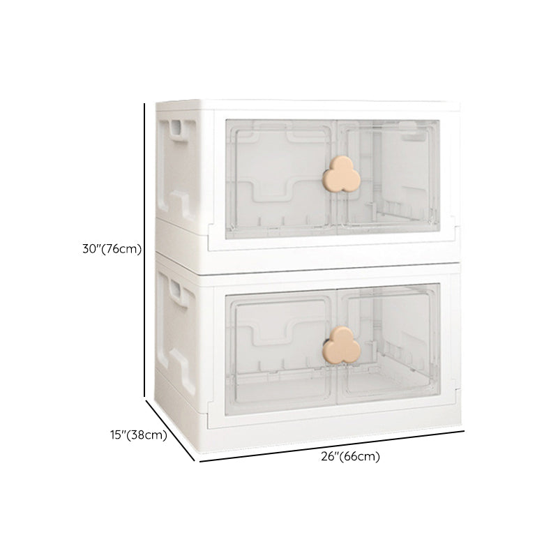 Armoire de rangement à charnière contemporaine Armoire en plastique