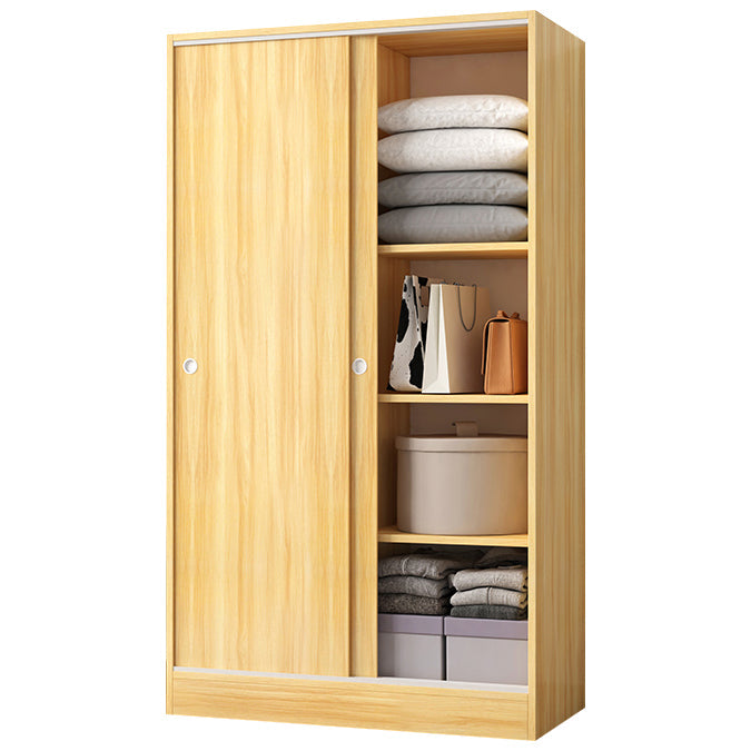 Armoire armoire en bois avec placard de garde-robe moderne étagères