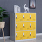 Metal Non-Hanging Cabinet Modern Storage Cabinet with Hinged Doors Clearhalo 'Armoires & Wardrobes' 'armoires_wardrobes' 'Bedroom Furniture' 'furn' 'furn_armoires_wardrobes' 'Furniture' 6270135