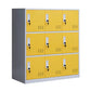 Metal Non-Hanging Cabinet Modern Storage Cabinet with Hinged Doors Clearhalo 'Armoires & Wardrobes' 'armoires_wardrobes' 'Bedroom Furniture' 'furn' 'furn_armoires_wardrobes' 'Furniture' 6270138