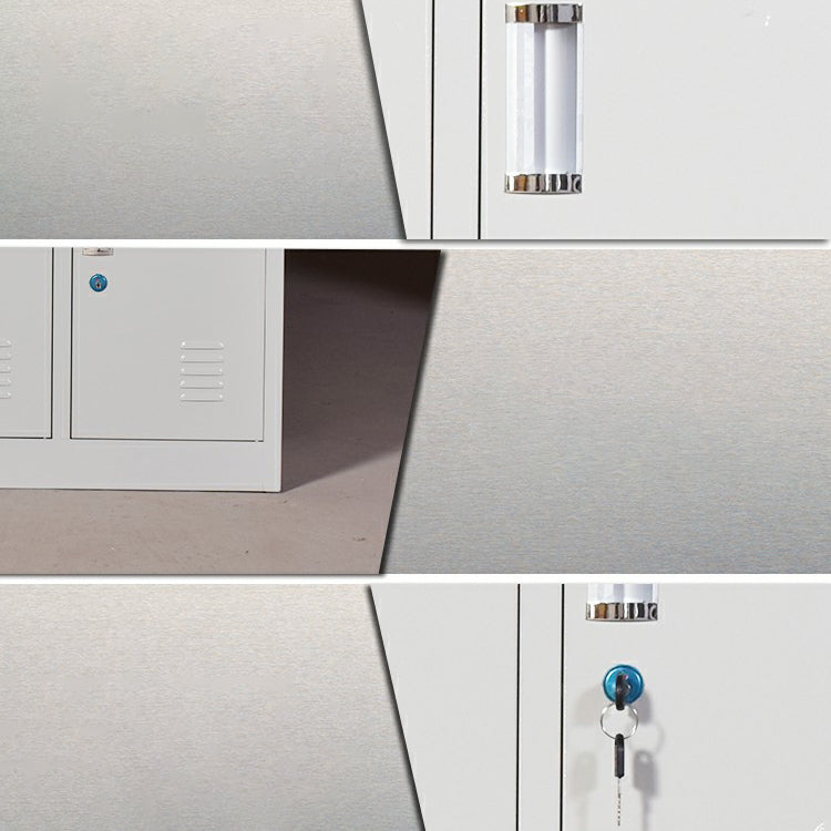 Metal Non-Hanging Cabinet Modern Storage Cabinet with Hinged Doors Clearhalo 'Armoires & Wardrobes' 'armoires_wardrobes' 'Bedroom Furniture' 'furn' 'furn_armoires_wardrobes' 'Furniture' 6270143