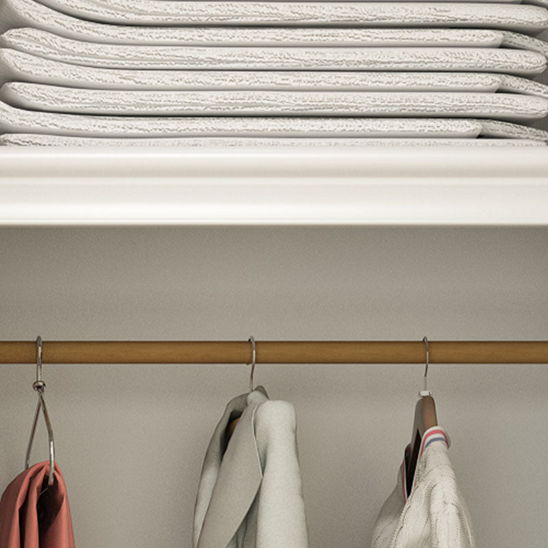 Armadio bianco fabbricato in legno per mobile moderno domestico con cassetti