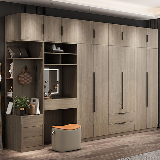 Armoire moderne armoire moderne en bois fabriqué marron avec tiroirs