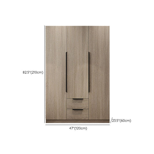 Armoire moderne armoire moderne en bois fabriqué marron avec tiroirs