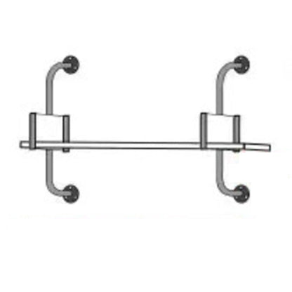 Metal and Wooden Shelf Bookcase Open Wall Mounted Gold Bookshelf for Home 39.4"L x 9.8"W x 17.7"H Clearhalo 'Bookcases' 'furn' 'furn_bookcases' 'Furniture' 'Office Furniture' 6270359