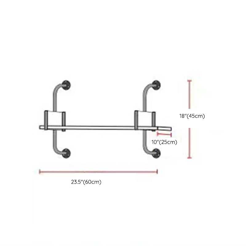Metal and Wooden Shelf Bookcase Open Wall Mounted Gold Bookshelf for Home Clearhalo 'Bookcases' 'furn' 'furn_bookcases' 'Furniture' 'Office Furniture' 6270362