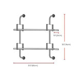 Metal and Wooden Shelf Bookcase Open Wall Mounted Gold Bookshelf for Home Clearhalo 'Bookcases' 'furn' 'furn_bookcases' 'Furniture' 'Office Furniture' 6270368