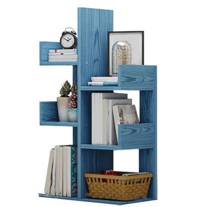 現代のエンジニアリングされた木製の本棚オープンブックケースブックリビングルームの棚