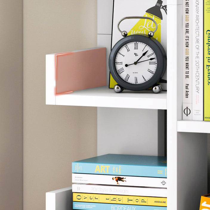 現代のエンジニアリングされた木製の本棚オープンブックケースブックリビングルームの棚