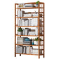 Bamboo Contemporary Bookshelf Etagere Shelf Bookcase with Shelves 35.4"L x 9.8"W x 66.9"H Tan Clearhalo 'Bookcases' 'furn' 'furn_bookcases' 'Furniture' 'Office Furniture' 6270544