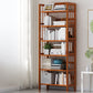 Bamboo Contemporary Bookshelf Etagere Shelf Bookcase with Shelves 19.7"L x 9.8"W x 66.9"H Tan Clearhalo 'Bookcases' 'furn' 'furn_bookcases' 'Furniture' 'Office Furniture' 6270557