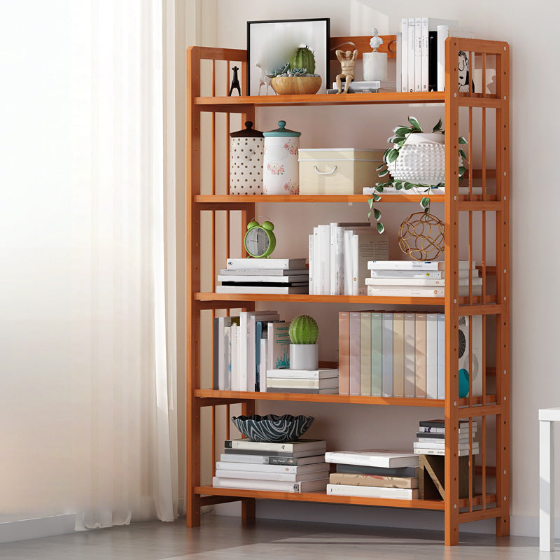 Bamboo Contemporary Bookshelf Etagere Shelf Bookcase with Shelves Clearhalo 'Bookcases' 'furn' 'furn_bookcases' 'Furniture' 'Office Furniture' 6270560
