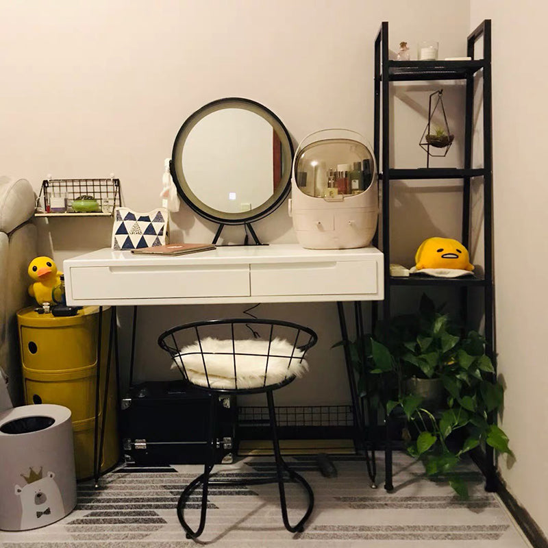 スタディルーム用のコンテンポラリーメタルブックケースオープンシェルフ本棚