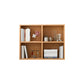 Modem Wooden Bookcase Geometric Shelf Bookshelf for Home Office