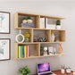 Modern Open Wall Mounted Shelf Bookcase Engineered Wood Bookshelf for Study Room Natural Clearhalo 'Bookcases' 'furn' 'furn_bookcases' 'Furniture' 'Office Furniture' 6270695