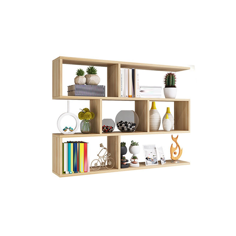 Modern Open Wall Mounted Shelf Bookcase Engineered Wood Bookshelf for Study Room Clearhalo 'Bookcases' 'furn' 'furn_bookcases' 'Furniture' 'Office Furniture' 6270699