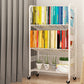 Contemporary Etagere Metal Book Shelf Vertical Shelves Included Shelf Bookcase for Home