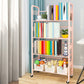 Contemporary Etagere Metal Book Shelf Vertical Shelves Included Shelf Bookcase for Home