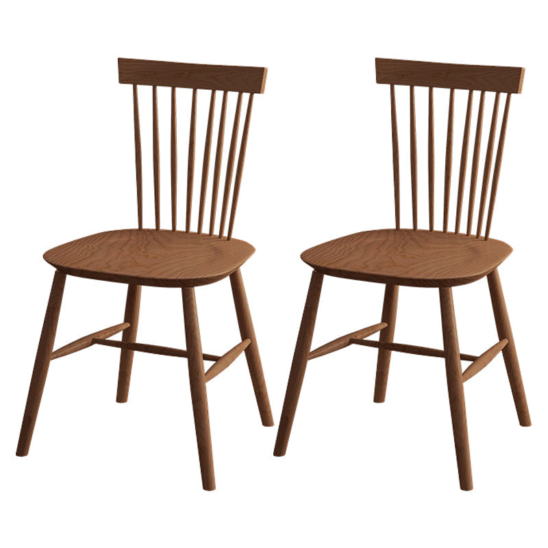 White Stone Top Table Set with Wooden Frame 1/2/5 Pieces Modern Dinette Set 2 Brown Chairs Clearhalo 'Dining Room Sets' 'Dining Tables & Seating' 'dining_room_set' 'furn' 'furn_dining_room_set' 'Furniture' 'Kitchen & Dining Furniture' 6270835
