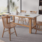 White Stone Top Table Set with Wooden Frame 1/2/5 Pieces Modern Dinette Set Clearhalo 'Dining Room Sets' 'Dining Tables & Seating' 'dining_room_set' 'furn' 'furn_dining_room_set' 'Furniture' 'Kitchen & Dining Furniture' 6270836