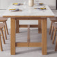 White Stone Top Table Set with Wooden Frame 1/2/5 Pieces Modern Dinette Set Clearhalo 'Dining Room Sets' 'Dining Tables & Seating' 'dining_room_set' 'furn' 'furn_dining_room_set' 'Furniture' 'Kitchen & Dining Furniture' 6270842