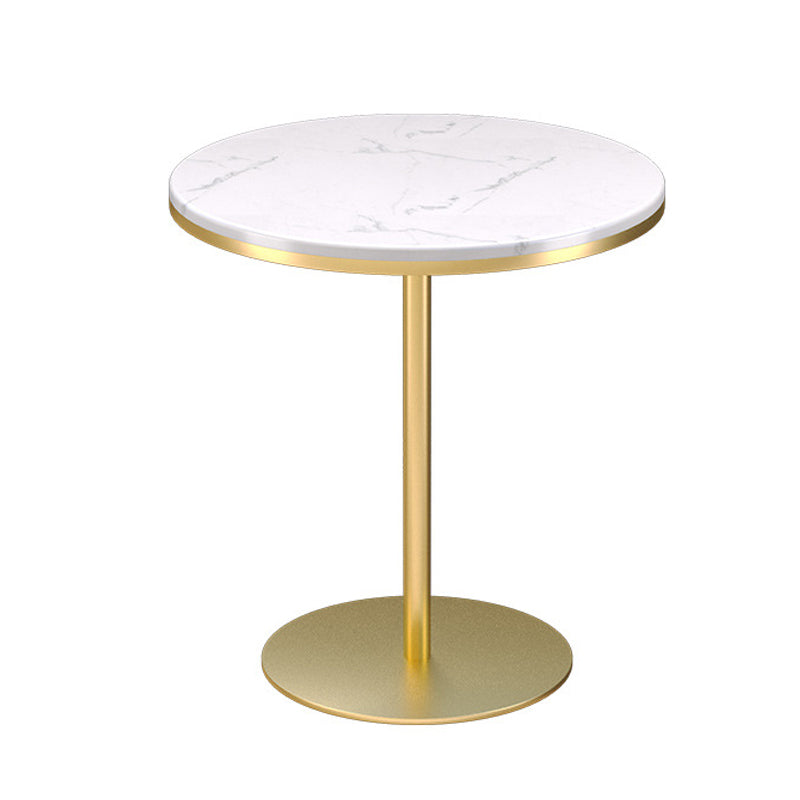 Contemporary Dining Set with Padded Chairs 1/5 Pieces Stone Top Dinette Set for Home