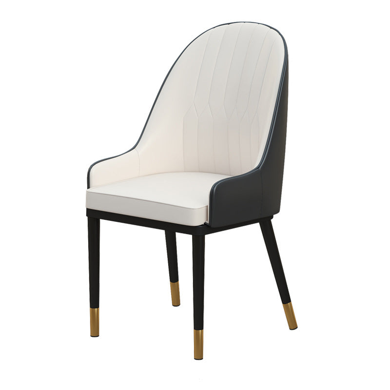 Contemporary Dining Set with Padded Chairs 1/5 Pieces Stone Top Dinette Set for Home