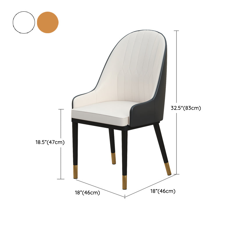 Contemporary Dining Set with Padded Chairs 1/5 Pieces Stone Top Dinette Set for Home