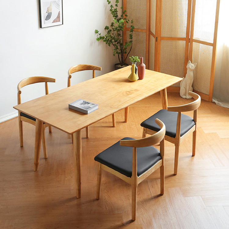 Set da pranzo in legno di pino naturale 1/2/3/5/7 pezzi Dinette moderna