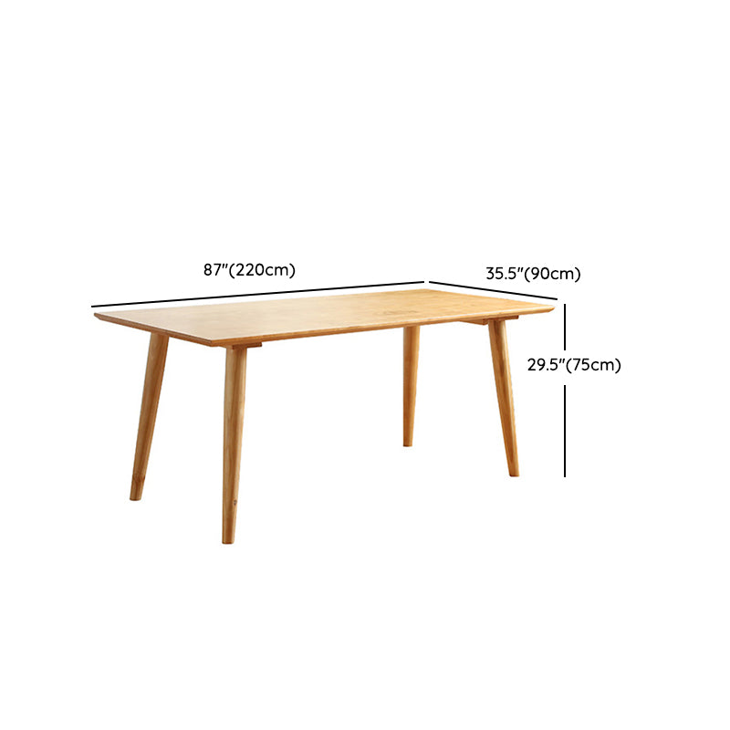 Set da pranzo in legno di pino naturale 1/2/3/5/7 pezzi Dinette moderna