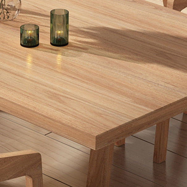Ensemble de Table à manger rectangulaire 1/6/9 pièces, ensemble de Dinette en bois de pin pour la cuisine